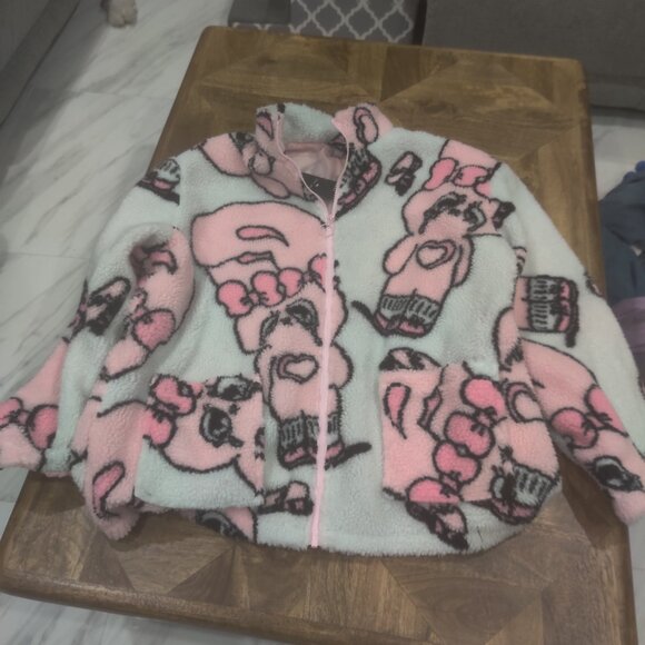 Lazy Oaf   Esther loves Oaf Esther Bunny  Collab jacket size XL New oversized - Picture 1 of 5
